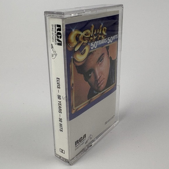 Elvis 50 Years 50 Hits Cassette Tape Vintage - Picture 2 of 3